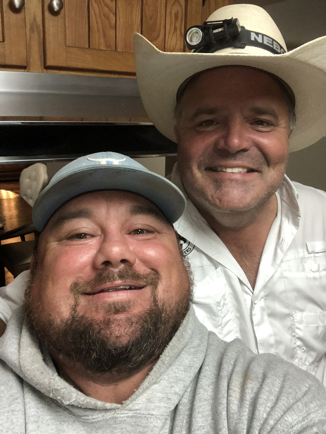 Guides and hunters back at the lodge