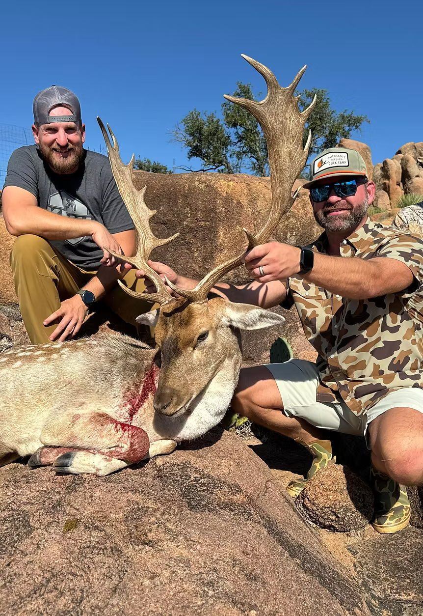 Hunters with a trophy at Hollow Point Outfitters